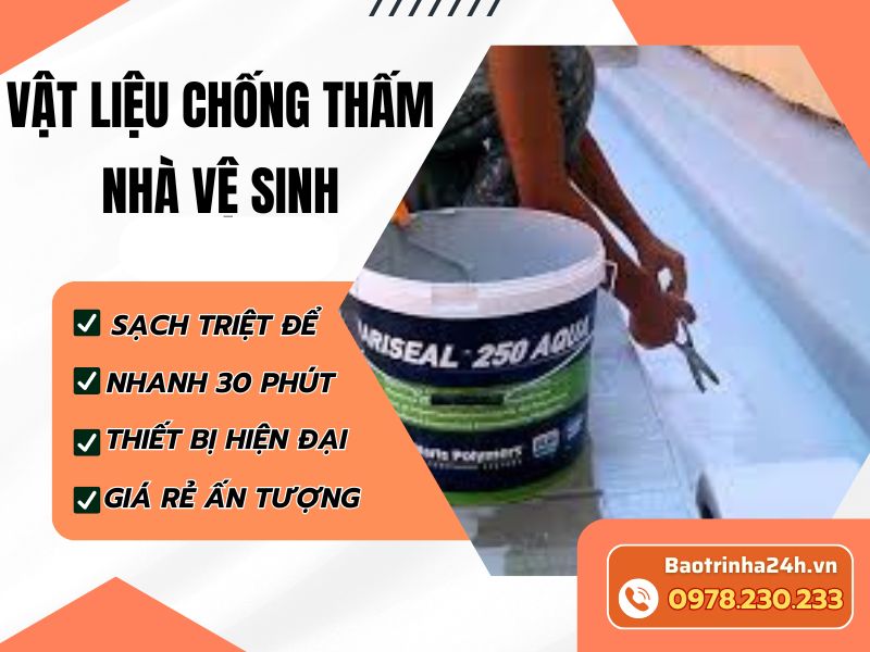 Vật liệu chống thấm nhà vệ sinh tốt nhất 2026 là gì?