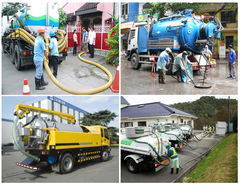 Quy trình hút bể phốt tại Thanh Trì