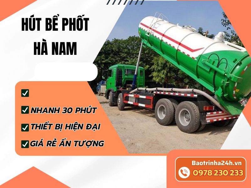 Hút bể phốt Hà Nam: Xác định ranh giới sự cố trước khi hút