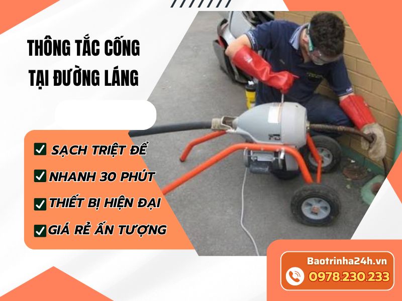 Thông tắc cống tại Đường Láng: Điểm nước trào chưa chắc là điểm tắc
